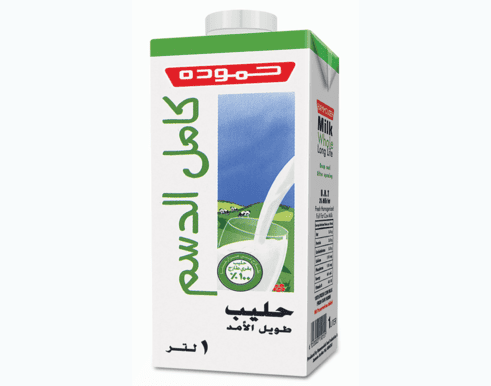 حليب حموده كامل الدسم 1 لتر