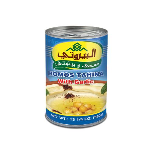 البيروتي حمص بالطحينية بالثوم ٣٨٠ غرام