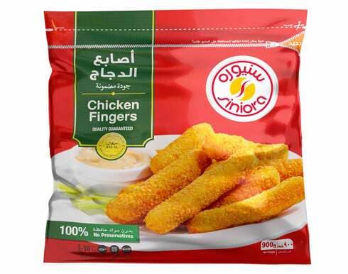 سنيورة اصابع دجاج بالسمسم 900 غرام