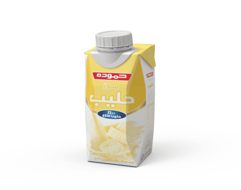 حليب بالموز حموده 250 مل