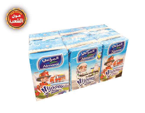 حليب المراعي سادة 150 مل * 6 حبات