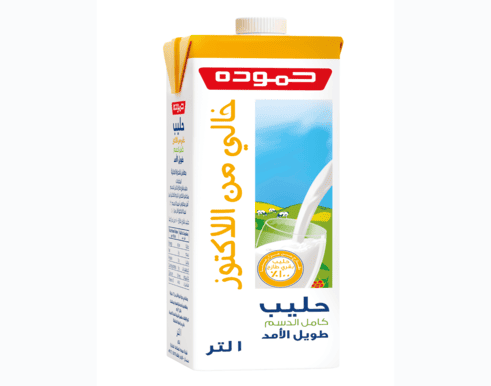 حليب حموده خالي من اللاكتوز 1 لتر