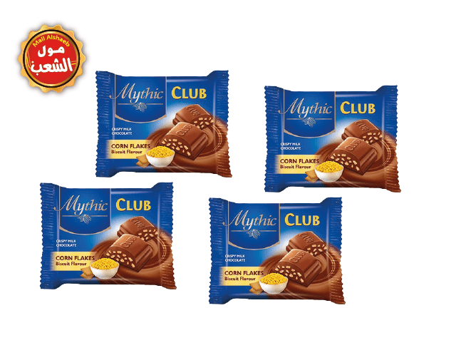 شوكولاتة ميتك كلوب محشية كورن فليكس   3 حبات 