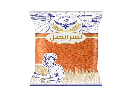 نسر الجبل عدس مجروش 750 غرام 