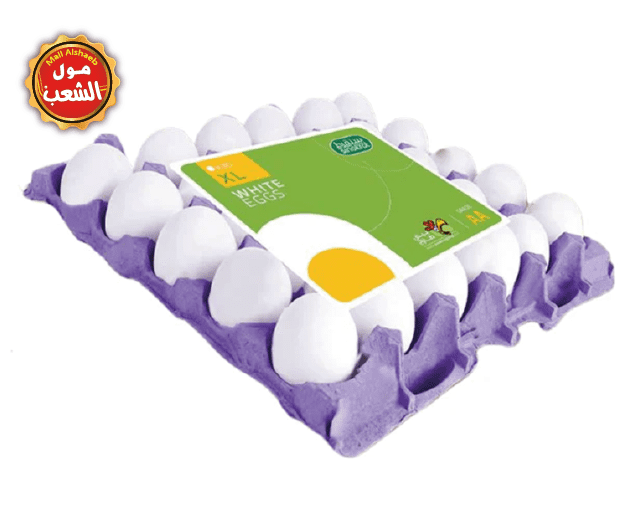 بيض سنقرط 30 حبة XL مغلف